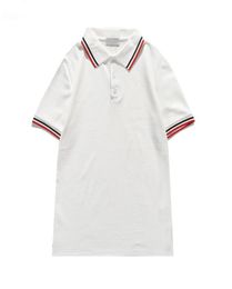 Designers T shirt Summer Europe Paris Polos American Stars Fashion Mens tshirts Star Satin 100 Cotton Polo Casual tshirt Women m7956655