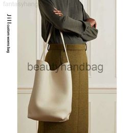 The Row TR tote Leather Designer Bags commuter advanced sense one shoulder bucket Classic tote 6V1F