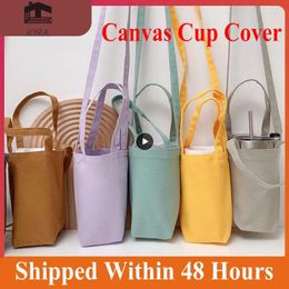 Water Bottles Bottle Bags Canvas Kettle Cover Hanging Pouch Outdoor Hiking Climbing Camping Holder Carrying Case Protective