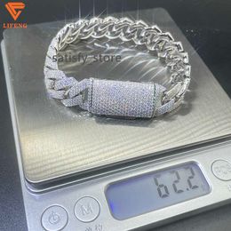 Neuer Hot Sale Hip Hop Fine Schmuck Armbänder Custom Länge S925 Siver -Armband Exquisites Luxusarmband für Männer und Frauen