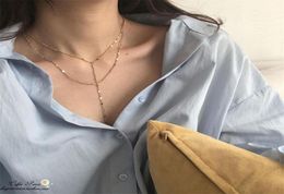 Pendant Necklaces Small Fresh Double Layer Women Necklace Korean Version Simple Forest Ins Style Fashion Trend Wild Daily Classic 9535896