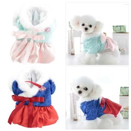 Dog Apparel 1Pc Tang Suit Vibrant Colours Exquisite Design Festive Costume Easy To Wear Pet Winter Clothing For Decoration