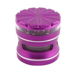 63mm 4 Layers Herb Grinder other smoking accessories Cali Crusher Tobacco Herbs Aluminium alloy Grinders Cigarette Machine Scraper 3792111