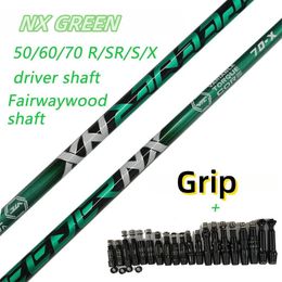 Golf Driver Shaft Green Club 506070 RSRXS Flex Graphite Assembly Sleeve And Grip Free shippi 240425