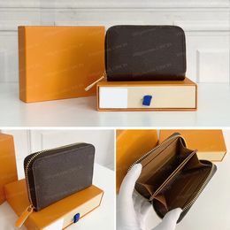 Fashion women wallet PU Leather wallet single zipper wallets lady ladies Short classical purse with card original box