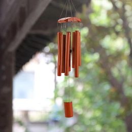 Decorative Figurines Wooden Wind Chime Bamboo Windchime Garden For Home Decor Outdoor