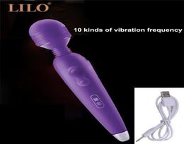 10 Speeds Powerful Vibrators for women Magic wand Bullet Vibrator sex toys for woman Vibrador Clitoris stimulator Adult toys5861914