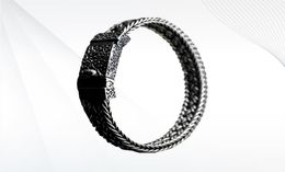 Gagafeel 100 925 Silver Bracelets Width 8mm Classic Wirecable Link Chain S925 Thai Silver Bracelets For Women Men Jewellery Gift T1425789