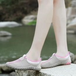Casual Shoes Sports For Women Woman Footwear Slip On Mesh Breathable Flat Luxury Offer Light Sale Korean Daily Routine 2024