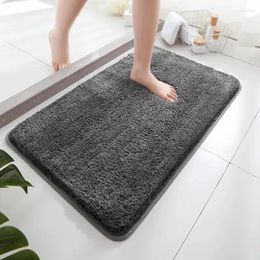 Carpets Soft Bathroom Carpet Non Slip Floor Mat Super Comfortable Absorbent Ultra-fine Fiber Foot Suitable For Living Room