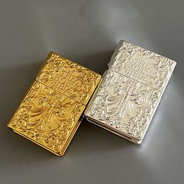 ZORRO Bible Lighter Copper Windproof Classic Kerosene Lighter For Cigarette