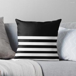 Pillow Black And White Striped Throw S For Sofa Decor