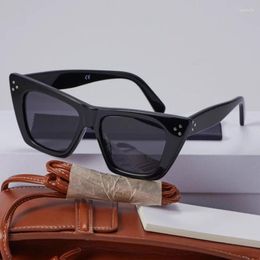 Sunglasses Selling Machine Punk Acetate Brand Designer Retro Diamond Women's UV400