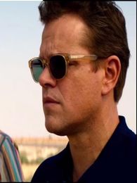 Lemtosh Johnny Depp Myopia sunglasses Matt Damon sunglasses light yellow green progressive SPEIKO men women sun glass1315352