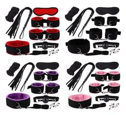 Restraints for Sex PALOQUETH 10 Pcs BDSM Toys Leather Bondage Sets Restraint Kits Sex Things for Couples9126893