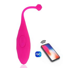 App Vibrator Gspot Bluetooth Remote Controll Massager Vagina Eggs Anal Vibrators Clitoral Stimulator Sex Toys for Women Couple 212123164