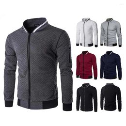 Men's Hoodies 2024 High Quality Plush Zip Stand Collar Casua Jacket Street Windbreaker Coat Men Casual Outer Wear Thick