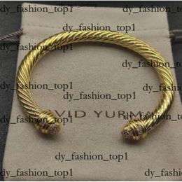 David Yurma Bracelet 2024 Designer Bracelet Dy Luxury Twisted Pearl Head Women Fashion Versatile Twist Bracelets Jewelry Wedding Gifts 5mm David Yurma Jewelry 512