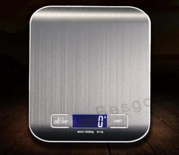 5000g1g LED Electronic Digital Kitchen Scales Multifunction Food Scale Stainless Steel LCD Precision Jewellery Scale Weight Balance1670835
