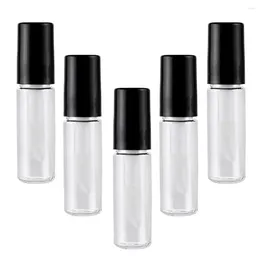 Storage Bottles 5Pcs Empty Plastic Clear Tubes Lip Transparent 2ml Makeup Tool For Women