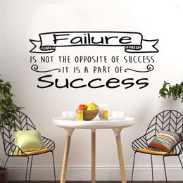 Wall Stickers Family Success Sticker Decal Home Decor Removable Decoration Accessories Murals