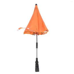 Stroller Parts Umbrella Chair For Toddler Clip-on Sun Parasol With Clamp Adjustable Push Folding