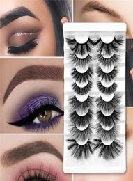 8 Styles Faux Mink Eyelashes for Makeup Handmade Soft Thick False Eyelash Reusable Cruelty Fluffy 5D Fake Eye Lashes9755158