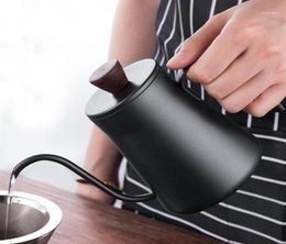 Drip Kettle 400ml Mini Stainless Steel Thicken Coffee Dripper Pot Kettle Home Kitchen Gadget Coffee Maker pot1199c8830747