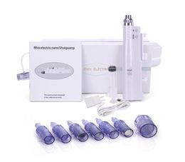 selling 2 in 1 Electric Microneedling Auto Crystal Injector Mesotherapy Gun Nano Needle Derma Pen2930839