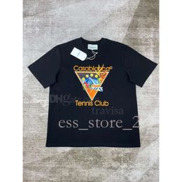 Casablanc Shirt 24ss Casablanc T Shirt Men Designer T Shirts Spring Summer New Style Starry Castle Short Sleeve Casa Men T-shirts Tennis Club US Size S-xxl 744