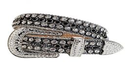 Western Cowgirl and Cowboy Bling Bling ovski Rhinestones Belt Studded Belt Removable Buckle for Women and Men3155847