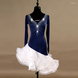 Stage Wear Latin Competition Dress For Women Dance Salsa Samba Costumes Practice Woman