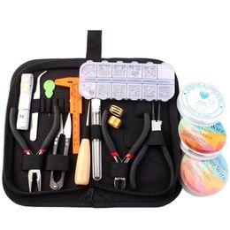 Jewelry Making Supplies Kit with Jewelry Wires and Jewelry Findings Starter Kit Jewelry Beading Making and Repair Tools Kit 240418