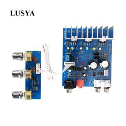 Amplifier Lusya TDA2030 2.1 channel 15W*2+30W Subwoofer power audio Amplifier board dual AC 1215V