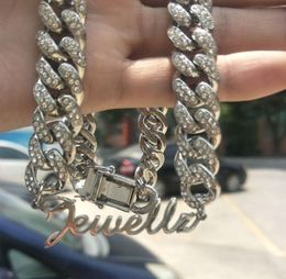 Custom Name Necklace with 12mm Cuban Chain Customised Nameplate Necklaces Custom Stainless Steel Old English Style Personalised Je4198457