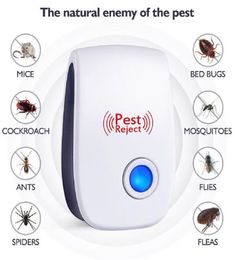 Mosquito Killer Pest Reject Control Electronic Ultrasonic Repeller Rejects Rat Mouse Cockroach Repellent Anti Rodent Bug House Off1234379