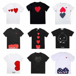 Men's T-shirts Play Brand Mens T-shirts Newest Mens Women Designer of Luxury Amri t Shirt Fi Men s Casual Tshirt Man Clothing Little Red Heart Chuan Kubao Ling 21jo#2i59