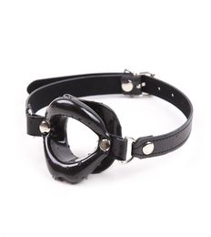 New Erotic Toys Slave bdsm Bondage Strap Lips O Ring Gag Fetish Silicone Open Mouth Gag Blowjob Adult Sex toys for Couples4559821