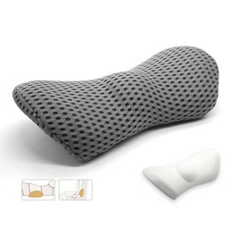 Breathable Memory Foam Physiotherapy Lumbar Pillow Bed Sofa Office Sleep207t5810578