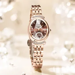 Wristwatches Women Watch Stainless Steel Mesh Rose Gold Simple Waterproof Luminous Ladies Watches Luxury Quartz Elegant Relogio Feminino