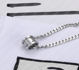 Fashion Necklace Women Men Designer Jewelry Luxury Pendant Necklaces Silver Chain Necklace For Mens Letter G Jewelrys With Box 2208489659