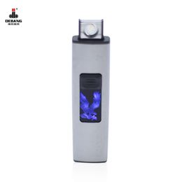 Promotion Slim USB Lighter,Windproof Flameless Rechargeable LED Heat Coil Usb Charged Lighter