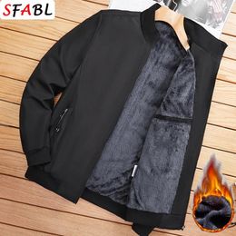 Men's Jackets 2024 Autumn Winter Business For Men Office Dress Coat Classic Thick Warm Stand Collar Jacket Parkas Casual