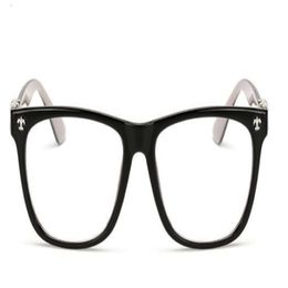 Men Women Fashion Eyeglasses On Frame Name Brand Designer Plain Glasses Optical Eyewear Myopia Oculos 2375