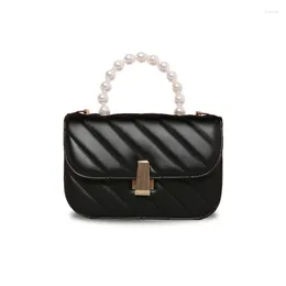 Shoulder Bags Mini PU Leather Tote Crossbody For Women 2024 Luxury Fashion Chain Travel Handbags And Purses Designer Bag