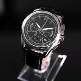 2021 Brand Designer Mens Watch LONGINE Luxury leather belt fashion retro gold watches carved Philip man casual Wristwatches 290h