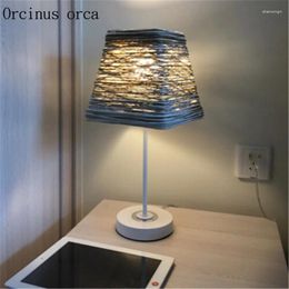 Table Lamps Nordic Simple Modern Literary Bedside Lamp Creative Fashion Warm Postage Free