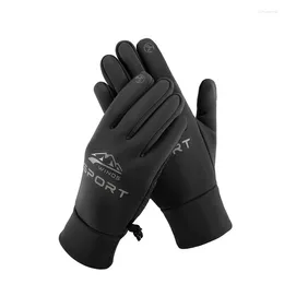 Cycling Gloves Touch Screen Sport Windproof Winter Thermal Fleece Men Women Hiking Running Motorcycle Driving