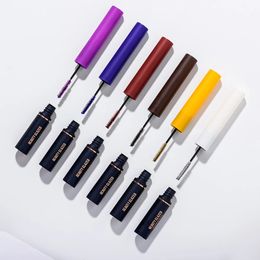 Lasting Waterproof Color Mascara Bushy Curled Slim Brush Head No Blooming 4D Big Eyes Party Makeup Professional 240428