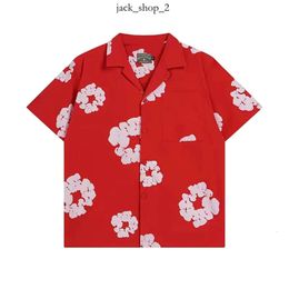Denim Teers Shirt Designer T-shirts Polos Shorts Men Women Hawaii T-shirt Oversize Short Sleeve Streetwear Mens Tshirts Clothing Summer Cotton Denim Short 456